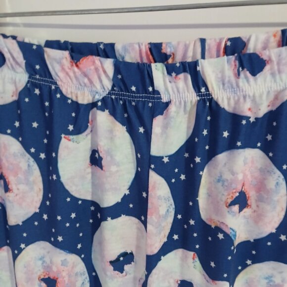 Asos Women's Pajama Set Blue Doughnut Print US SZ 6 NWT - Picture 5 of 10